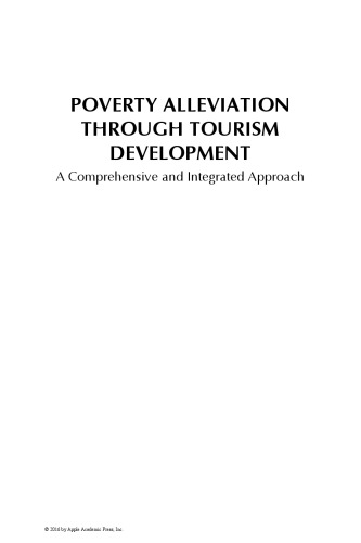 Poverty Alleviation Through Tourism Development A Comprehensive And Integrated Approach Croes
