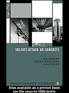 Sulfate Attack On Concrete Marchand Jacques Odler Ivan Skalny