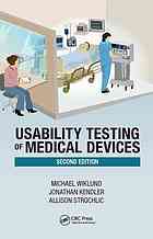 Usability Testing Of Medical Devices Second Edition Kendler Jonathan Strochlic