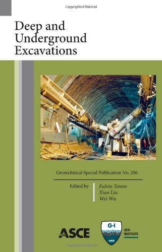 Deep And Underground Excavations Proceedings Of Sessions Of Geoshanghai 2010 June 35 2010 Shanghai China Liu