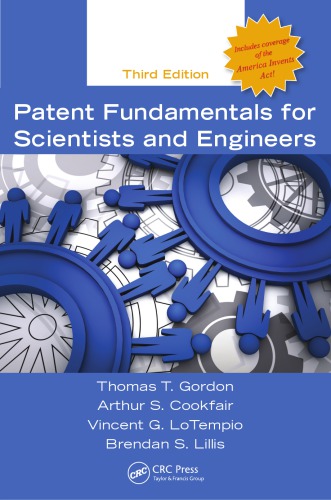 Patent Fundamentals For Scientists And Engineers 3rd Ed Gordon