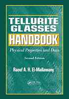 Tellurite Glasses Handbook Physical Properties And Data 2nd Ed Elmallawany