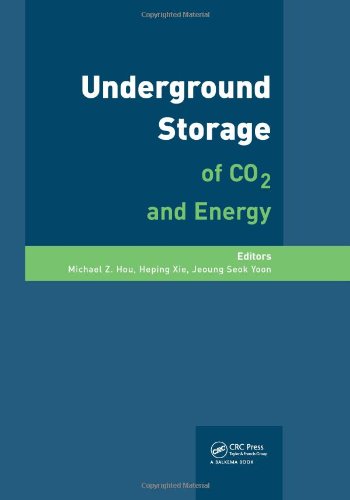 Underground Storage Of Cosubscript 2 And Energy 1st Edition Hou