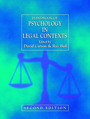 Handbook Of Psychology In Legal Contexts 2nd Ed Bull Ray Carson