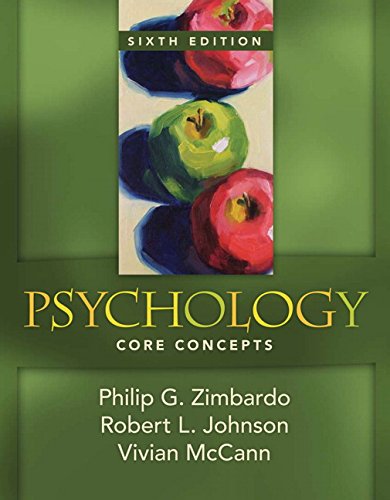 Psychology Core Concepts 6th Ed Zimbardo Philip G Johnson
