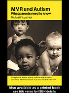 Mmr And Autism What Parents Need To Know Fitzpatrick Michael