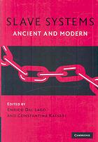 Slave Systems Ancient And Modern Dal Lago Enrico Katsari Constantina