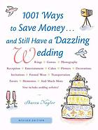 1001 Ways To Save Money And Still Have A Dazzling Wedding Rev Ed Naylor