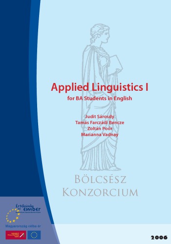 Applied Linguistics I For Ba Students In English Srosdy Judit