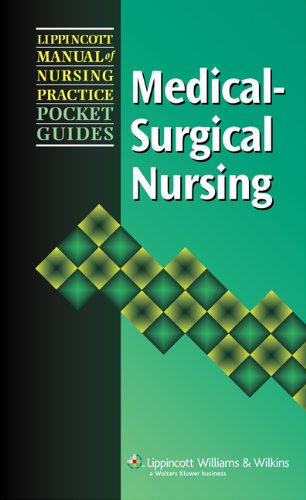Lippincott Manual Of Nursing Practice Pocket Guide Medicalsurgical Nursing 1st Lippincott Springhouse