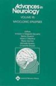 Myoclonic Epilepsies First Edition Antonio V Delgadoescueta