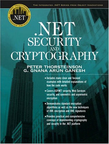 Net Security And Cryptography 1st Edition Thorsteinson Peter Ganesh