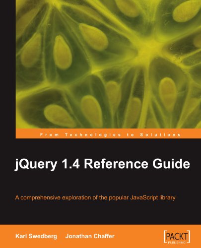 Jquery 14 Reference Guide Chaffer Jonathan Swedberg Karl