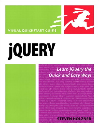 Jquery Visual Quickstart Guide 1st Edition Holzner Steven