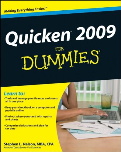 Quicken 2009 For Dummies 1st Edition Nelson Stephen L