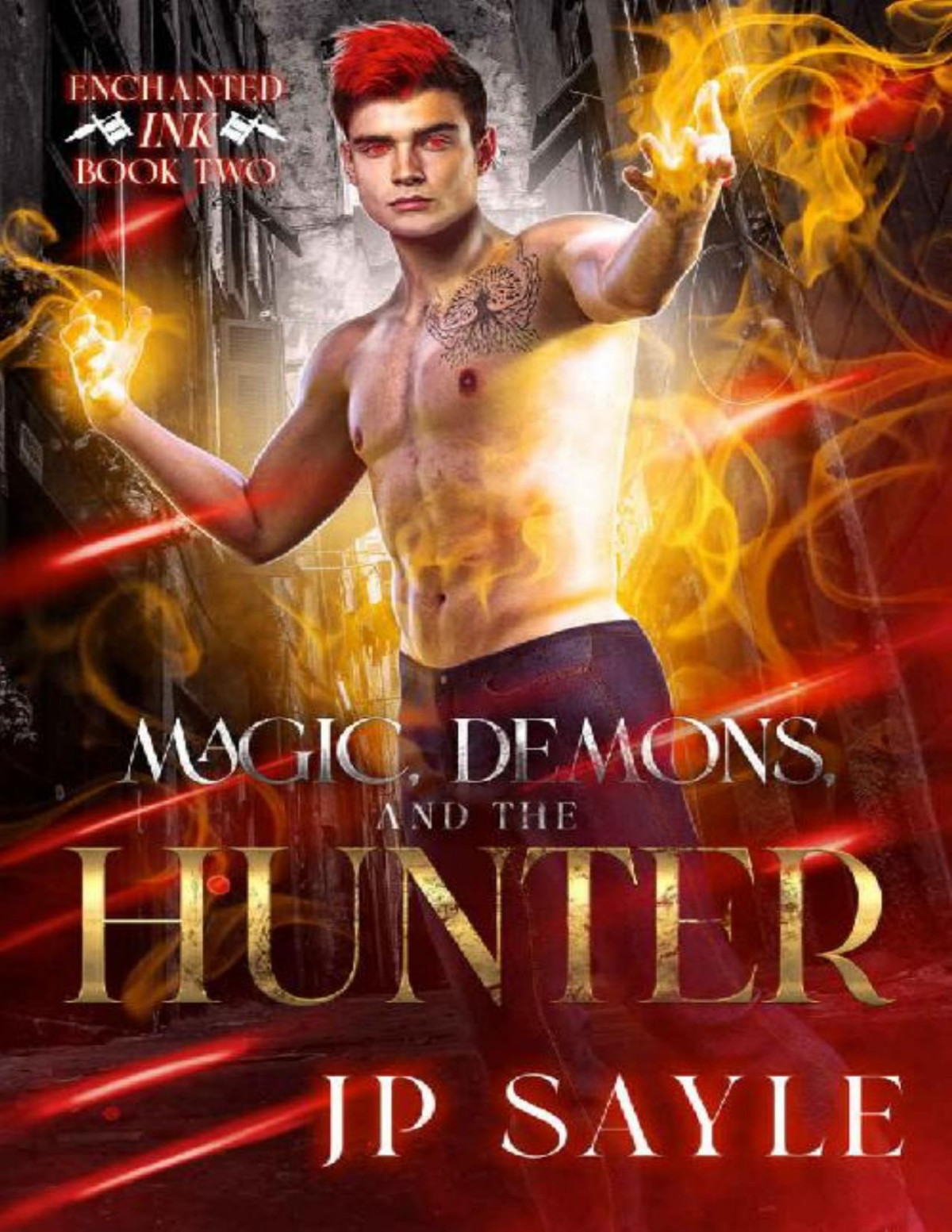 Magic Demons And The Hunter Enchanted Ink Paranormal Mmm Romance Jp Sayle