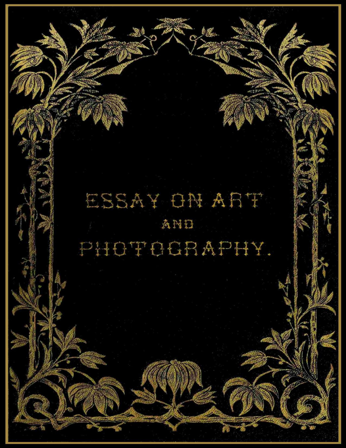 Essay On Art And Photography A V Sutton