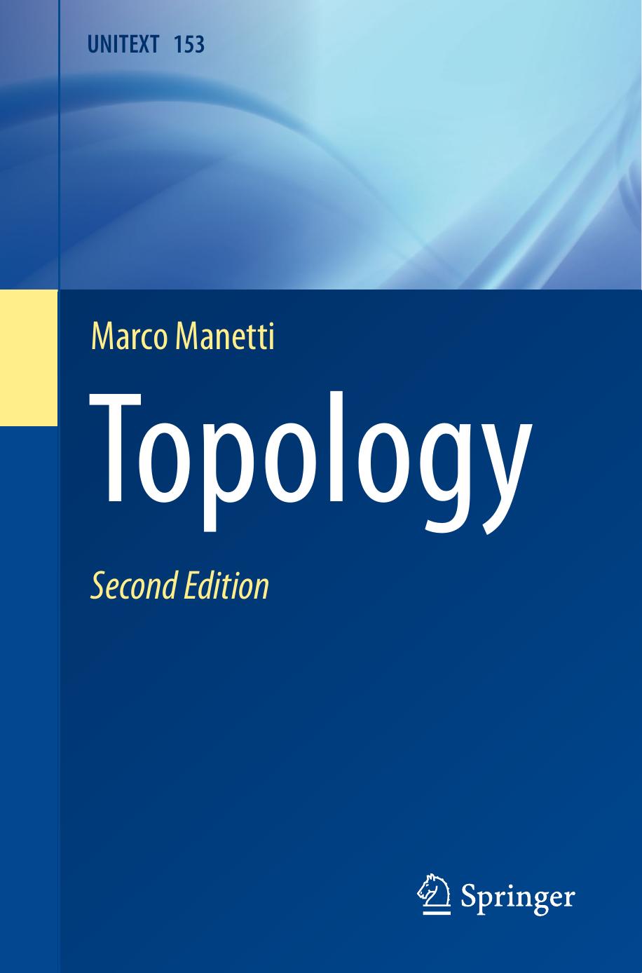 Topology 2nd Edition Marco Manetti