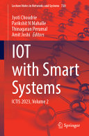 Iot With Smart Systems Ictis 2023 Volume 2 Jyoti Choudrie Parikshit N Mahalle
