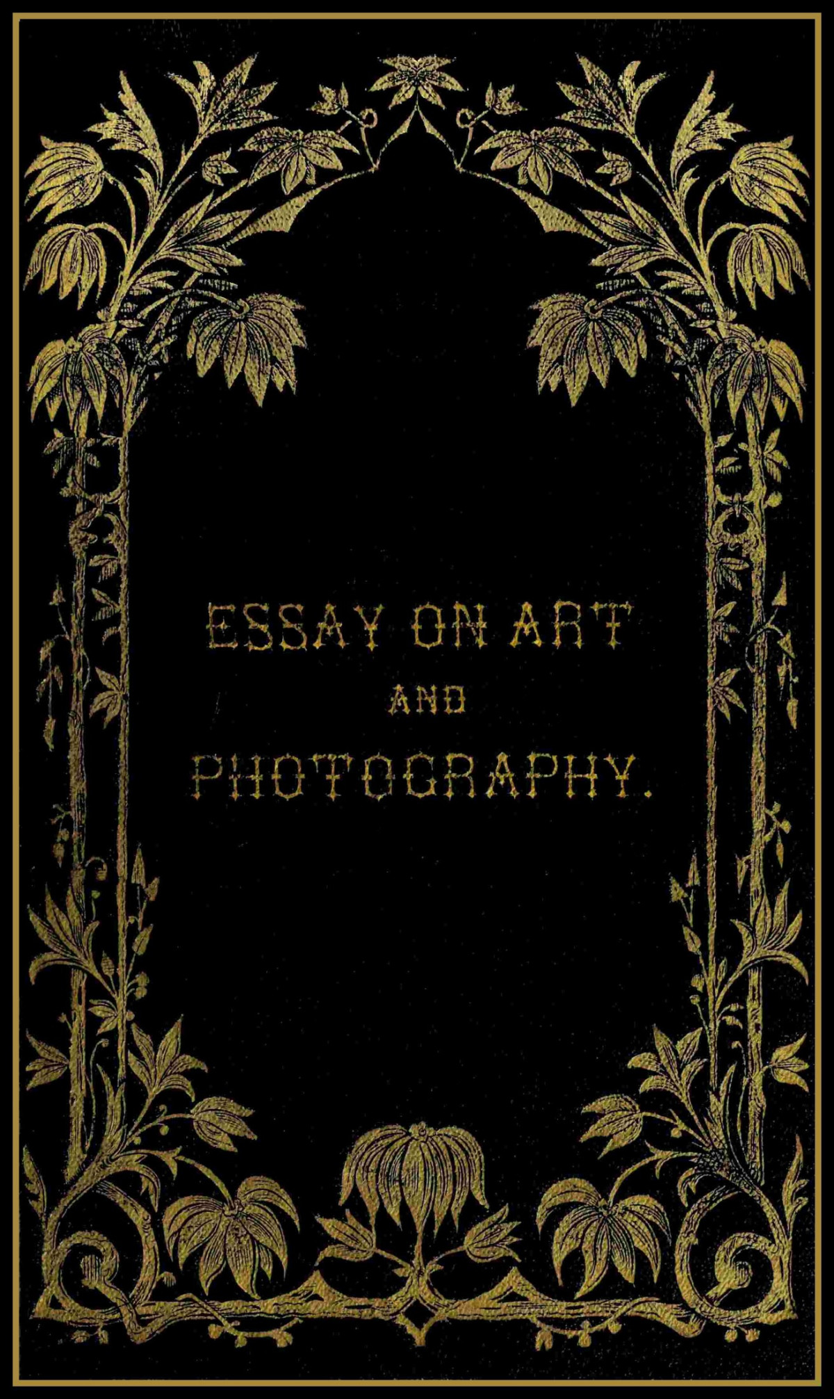 Essay On Art And Photography A V Sutton