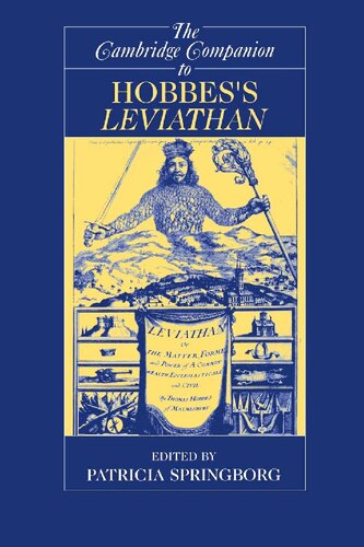 The Cambridge Companion To Hobbess Leviathan Patricia Springborg Editor