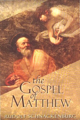 The Gospel Of Matthew Rudolf Schnackenburg
