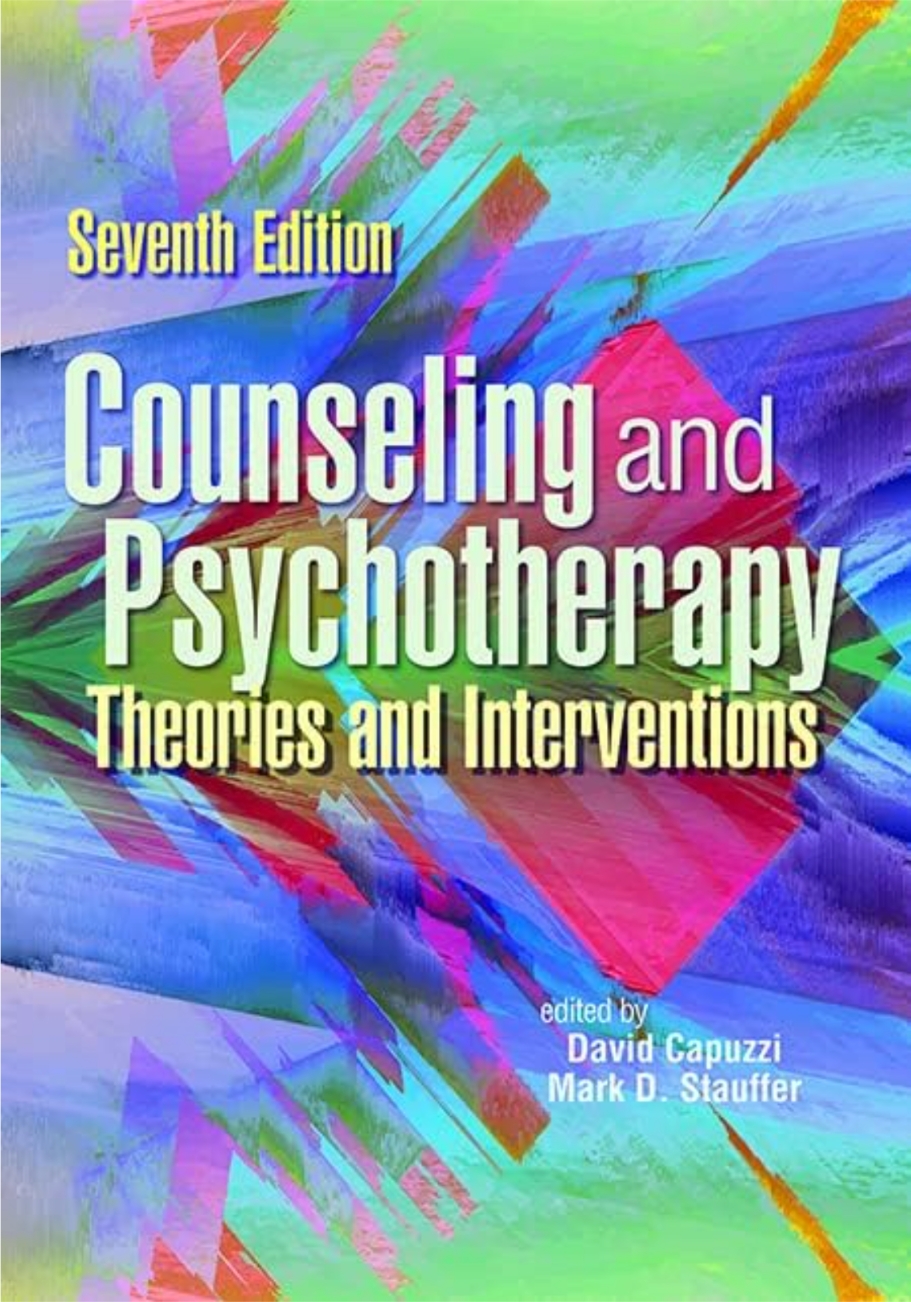 Counseling Psychotherapy Theories And Interventions 7th Edition 7th Edition David Capuzzi