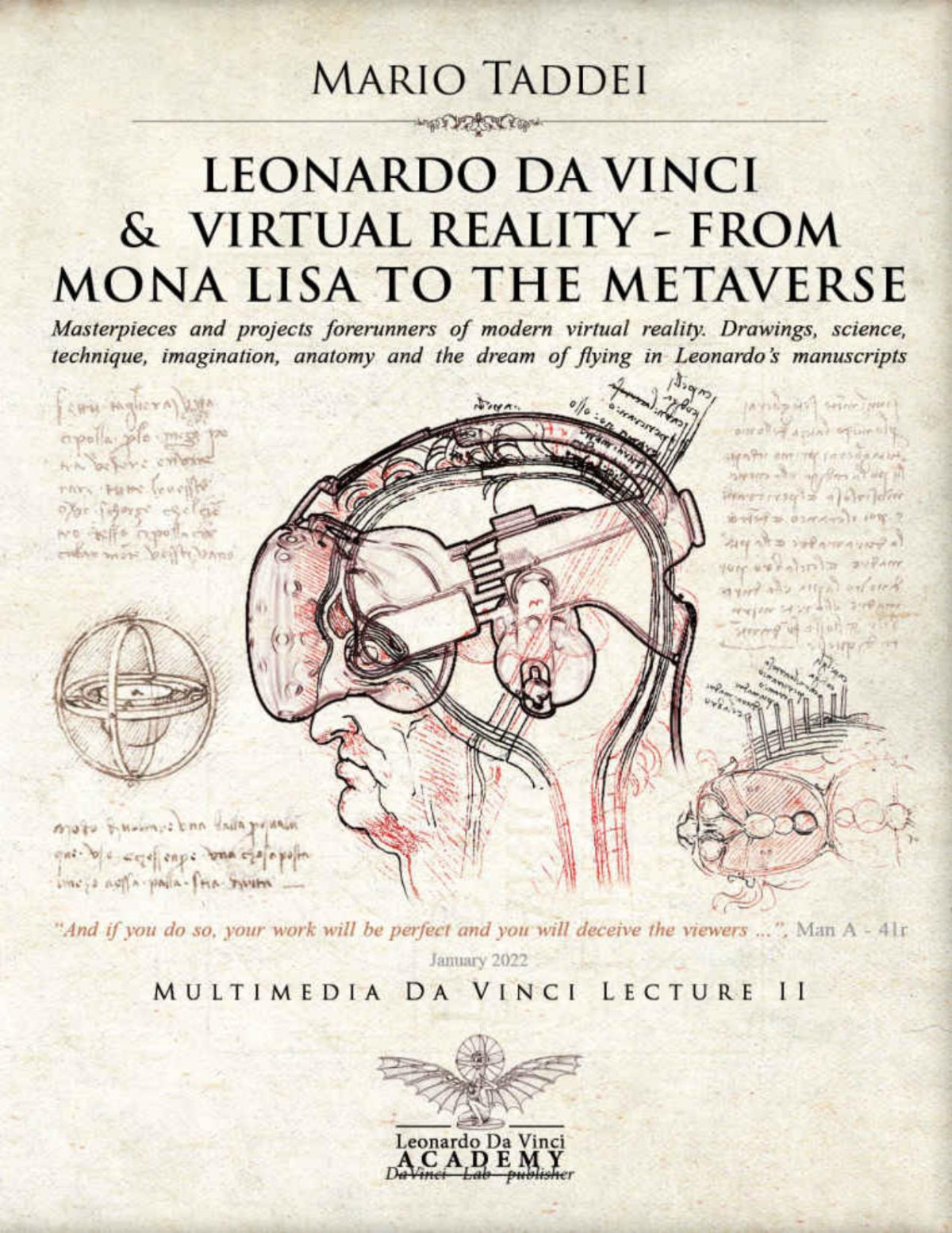 Leonardo Da Vinci Virtual Reality From Mona Lisa To The Metaverse Masterpieces And Projects Forerunners Taddei