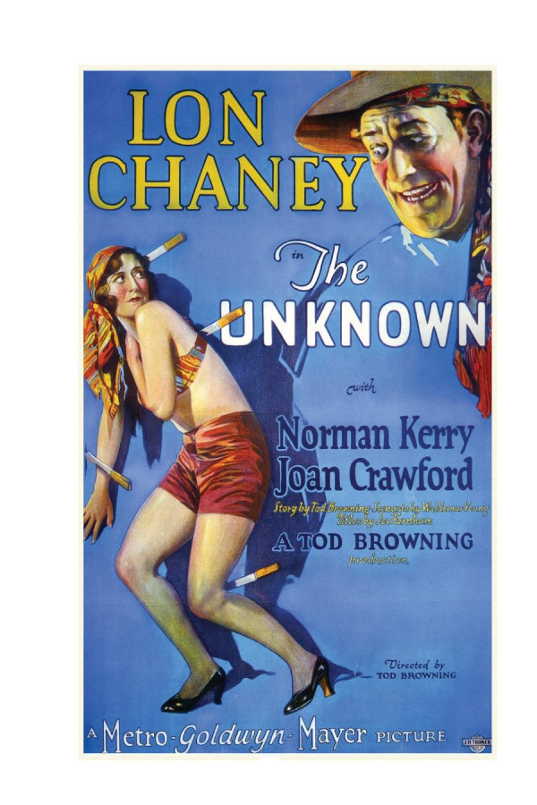 The Unknown First Usa Printing Reproduction Of The 1928 Photoplay From The 1927 Film By Tod Browning Starring Lon Chaney Joan Crawford And Norman Kerry John Barclay