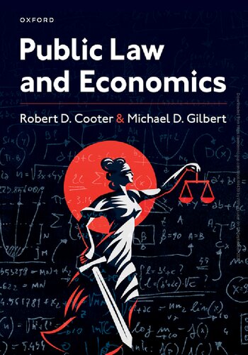 Public Law And Economics 1st Edition Robert Cooter Michael Gilbert