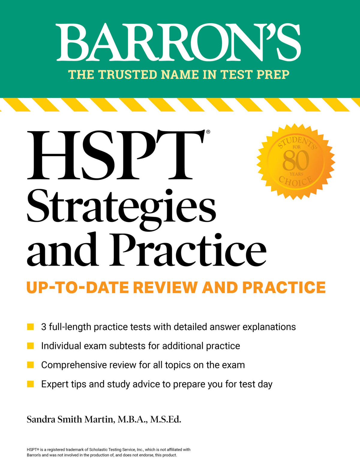 Hspt Strategies And Practice Second Edition 3 Practice Tests Comprehensive Review Practice Strategies 2nd Edition Sandra Martin