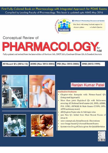 Conceptual Review Of Pharmacology For Nbe 1st Edition Ranjan Kumar Patel