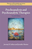 Psychoanalysis And Psychoanalytic Therapies 2nd Edition Jeremy D Safran