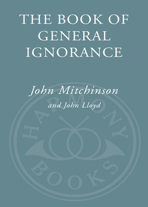 The Book Of General Ignorance John Mitchinson