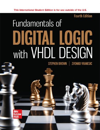 Fundamentals Of Digital Logic With Vhdl Design 4th Edition Stephen Brown