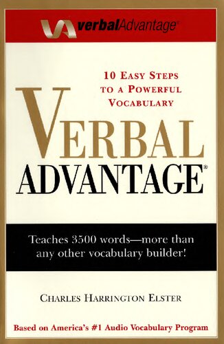 Verbal Advantage 10 Easy Steps To A Powerful Vocabulary Charles Harrington Elster