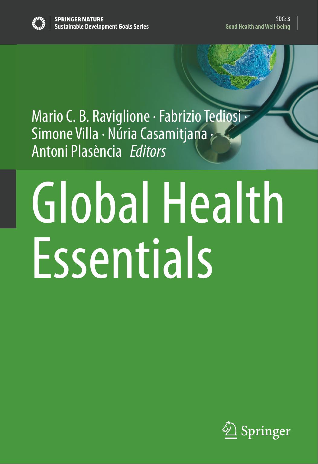 Global Health Essentials 1st Edition Mario C B Raviglione Fabrizio Tediosi