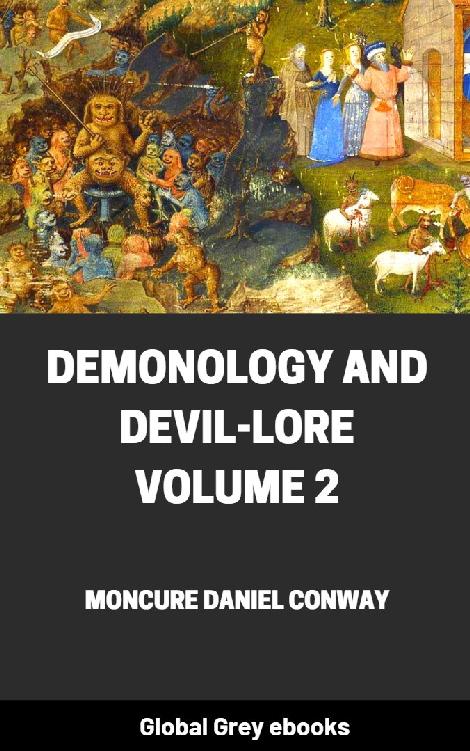 Demonology And Devillore Volume 2 Moncure Daniel Conway
