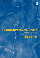 Introduction To Logic 3rd Harry J Gensler