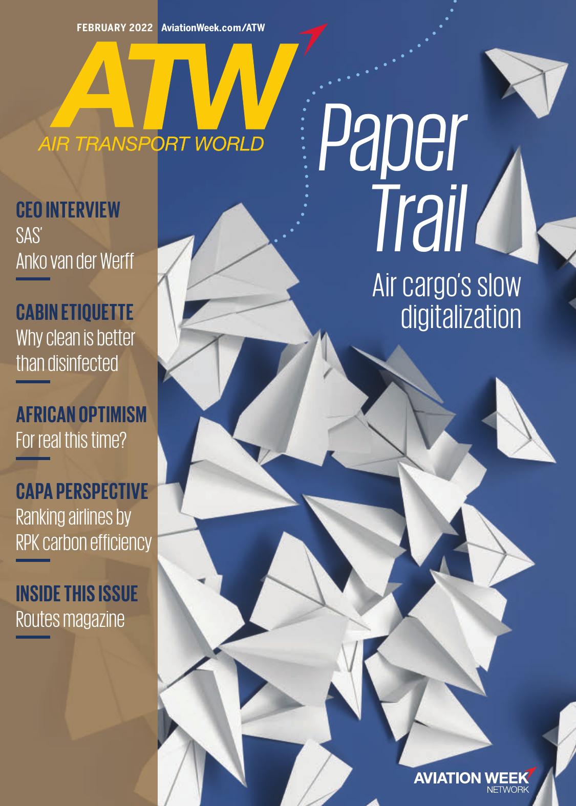 Air Transport World February Volume 59 Number 1 2022 1st Edition Collective Of Authors