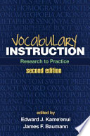Vocabulary Instruction Research To Practice 2nd Edition Edward J Kameenui