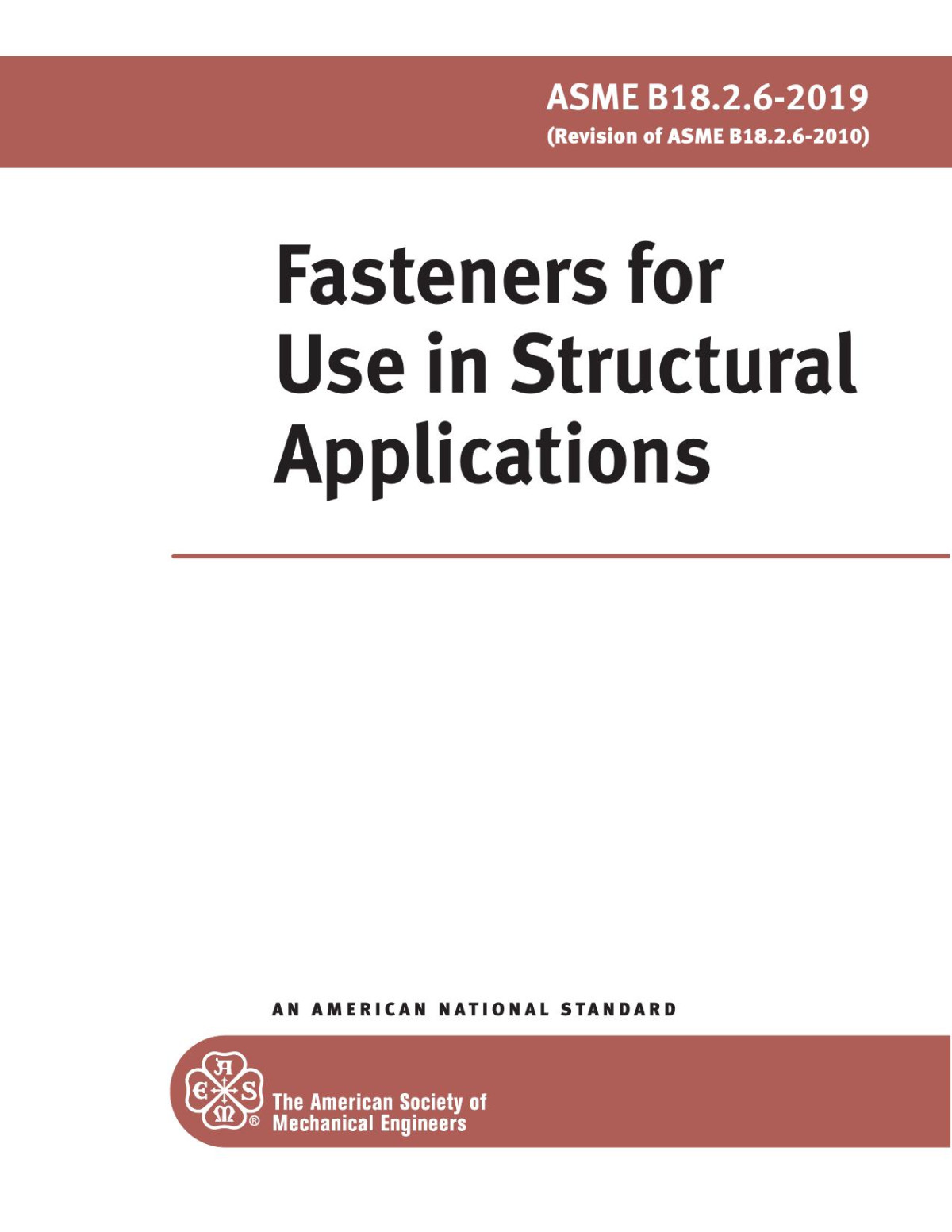 Fasteners For Use In Structural Applications Asme