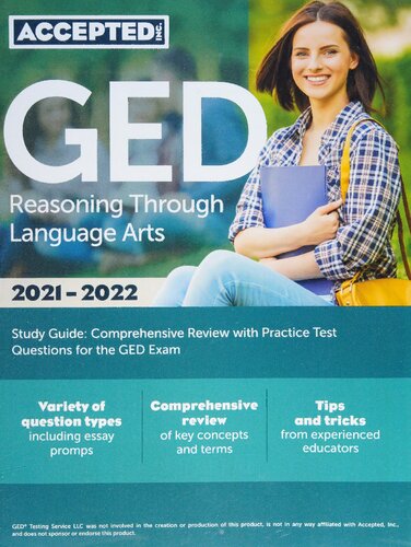Ged Reasoning Through Language Arts Study Guide Comprehensive Review With Practice Test Questions For The Ged Exam Accepted