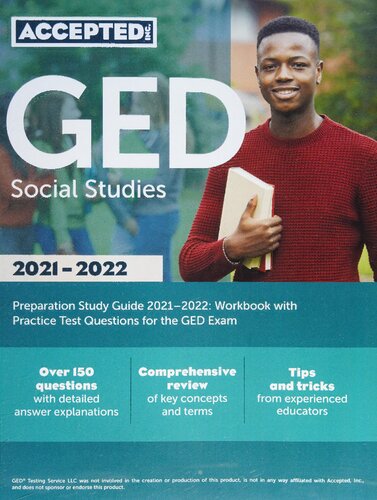 Ged Social Studies Preparation Study Guide 20212022 Workbook With Practice Test Questions For The Ged Exam Accepted