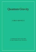 Quantum Gravity Carlo Rovelli