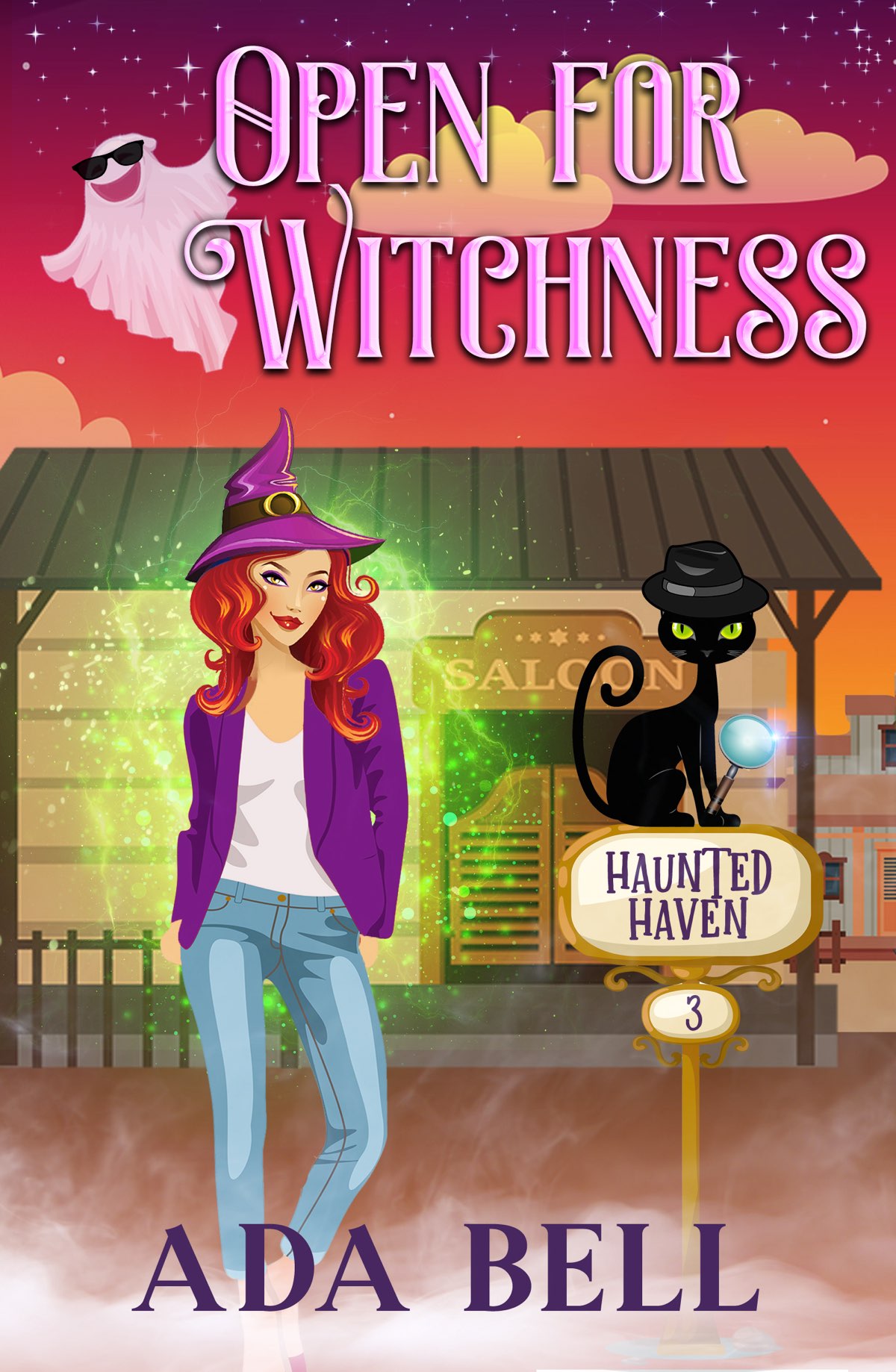 Open For Witchness Haunted Haven 3paranormal Cozy Mystery Ada Bell
