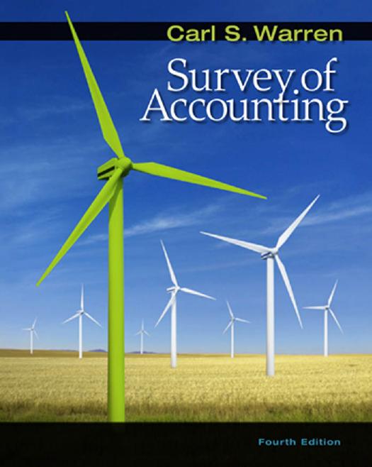 Survey Of Accounting Carl Warren
