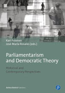 Parliamentarism And Democratic Theory Kari Palonen Jos Mara Rosales