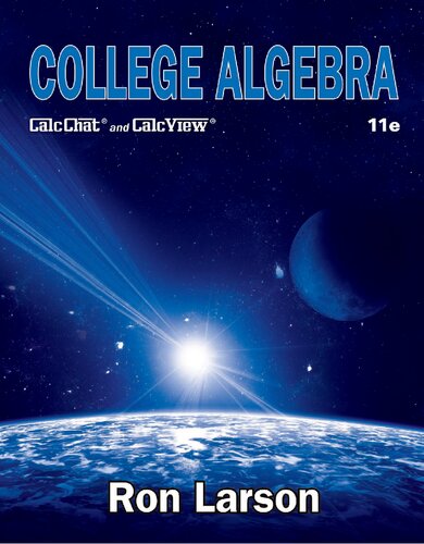 College Algebra 11e 11th Ron Larson