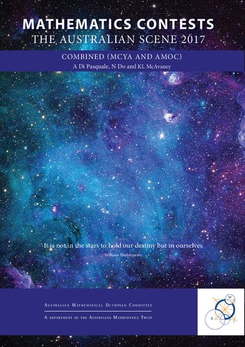 Mathematics Contests The Australian Scene 2017 A Di Pasquale